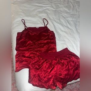 Red pj harlow set